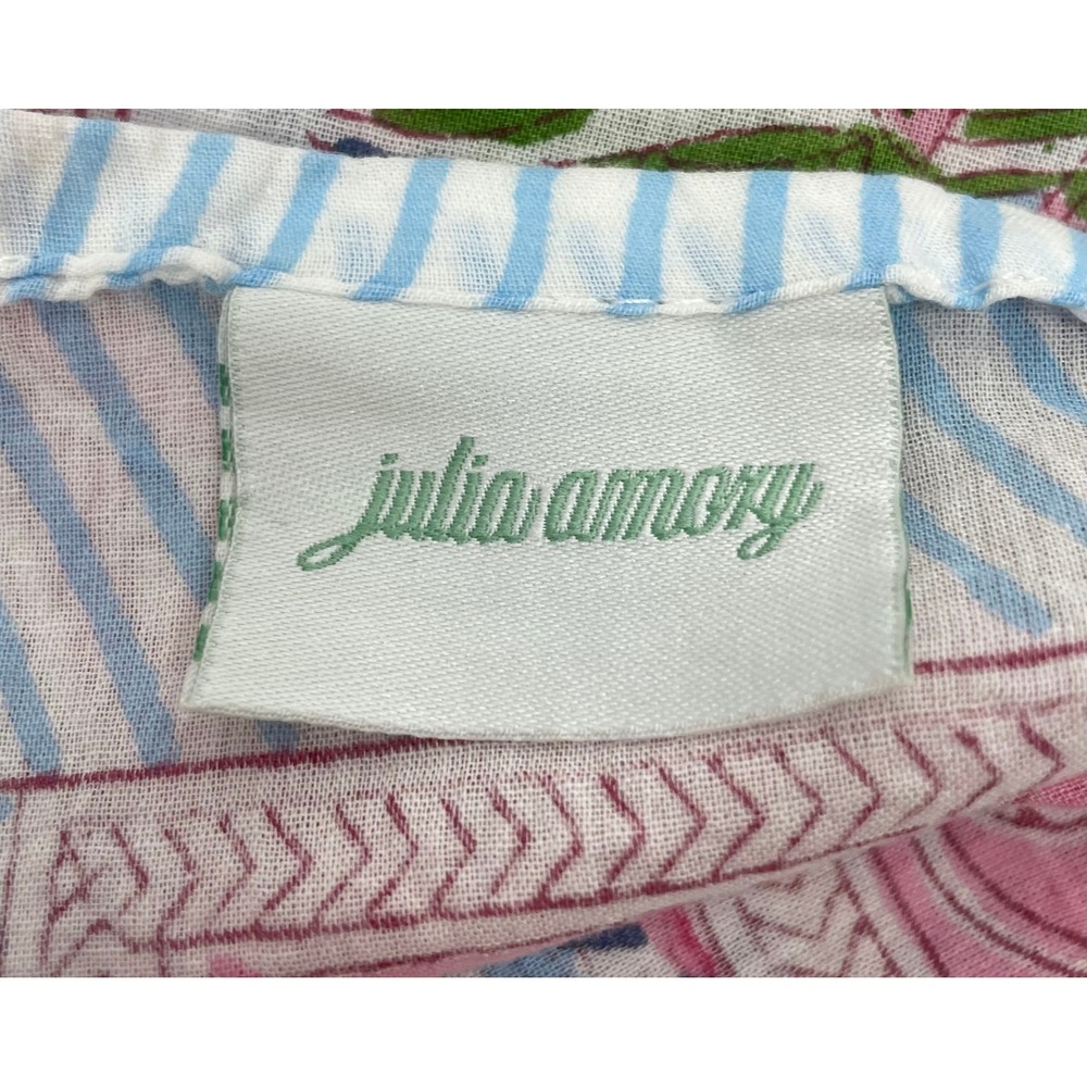 Julia Amory Mughal Jardin Rectangular Tablecloth Fabric 42.5" x 66" - Picture 3 of 5